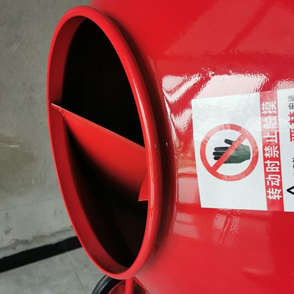 小型水泥攪拌機水泥砂漿出料，能不能倒干凈?